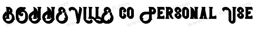 BONNEVILLE co Personal Use字体转换